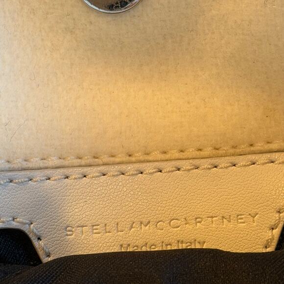 NEW Stella Mccartney Falabella Mini Fur Tote Bag Silver Chain - Picture 14 of 16